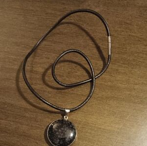 Black Pendant Necklace